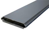 Aluminium-Profil 140x28mm, 6000mm, Eisenglimmer dunkel