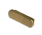 PVC-Endkappe 40x8mm, Gold