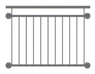 Fenstergitter Typ A, 1390x1000mm