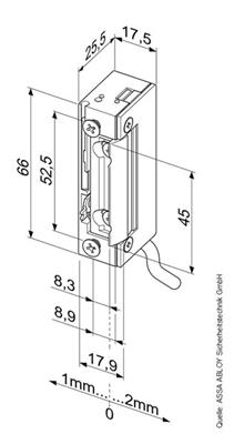 Elektrischer Türöffner *EffEff*, wassergeschützt